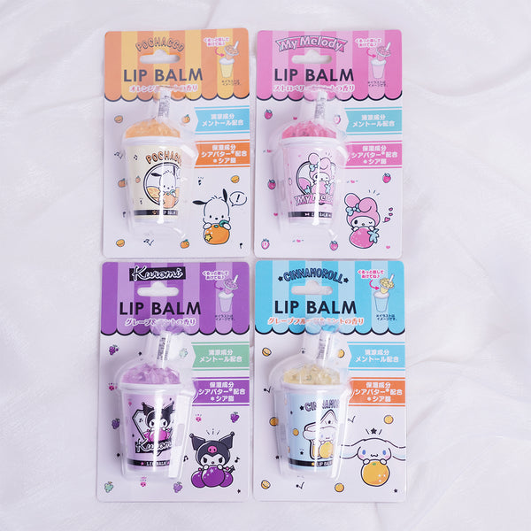 Japan Sanrio Store NEW Lip Balm Kitty, Melody, Cinnamoroll, Kuromi, Pochacco