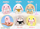 Amuse Plush Pote Usa Loppy Animal Scarf Kawaii Bag Charm Key chain